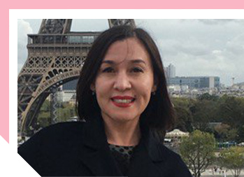 Selfie of Bibi on vacation