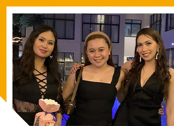  Image of three women smiling