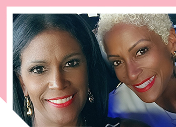 Image of two women smiling