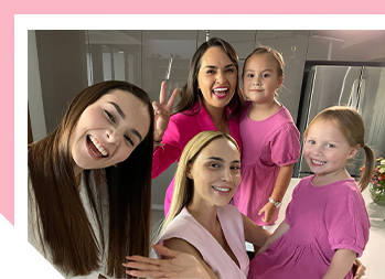  Image of women smiling