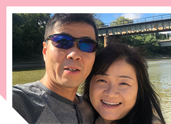 Image of Angela and partner