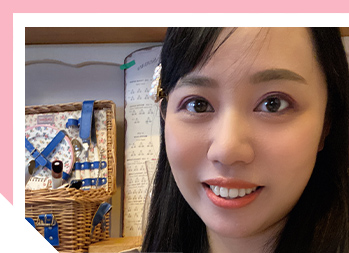 Closeup image of a woman with a slight smile