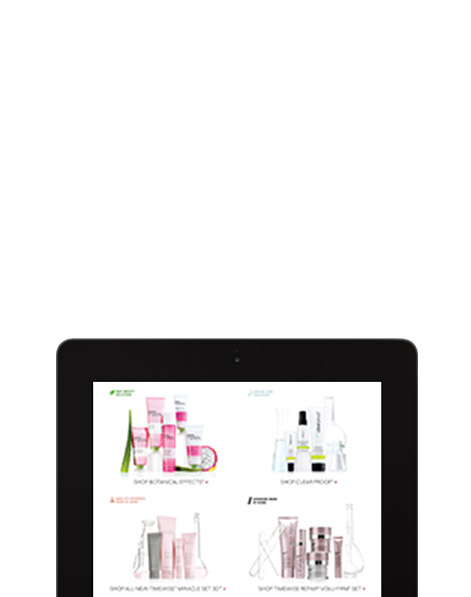 Ipad with the Regimen Finder webpage shown on the screen. 