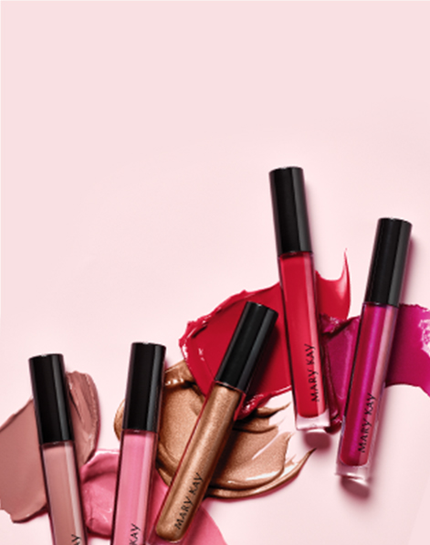 Multiple shades of Mary Kay Unlimited Lip Gloss.