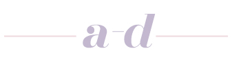 A glossary separator for the letters A through D