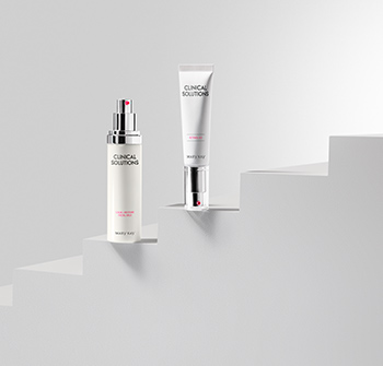 Mary Kay Clinical Solutions Retinol 0.5 Set styled on steps