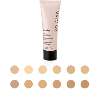 Find your perfect shade of Mary Kay TimeWise Matte-Wear Liquid Foundation here.