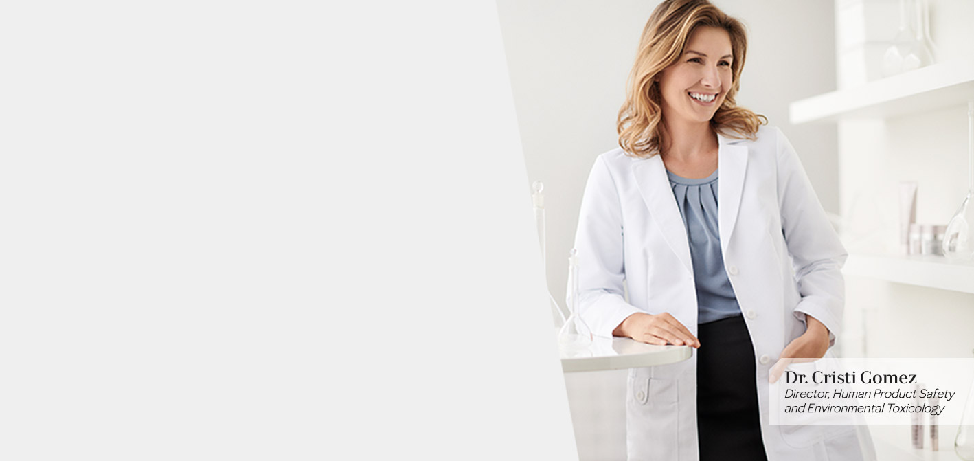 Dr. Cristi Gomez, Director of Human Product Safety & Environmental Toxicology at Mary Kay