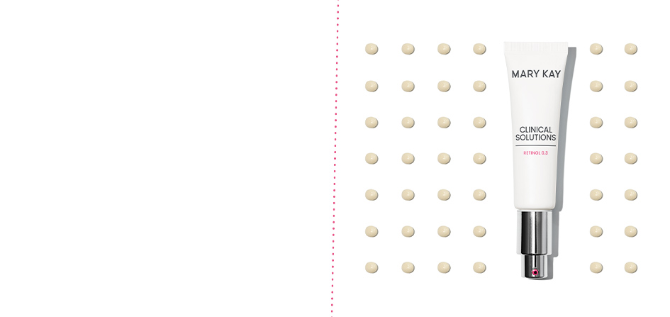 Product against grid of dots